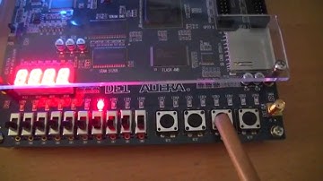 Altera DE1: instantiating a module from another module