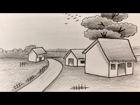 Video Cách vẽ tranh đề tài : PHONG CẢNH QUÊ HƯƠNG theo luật... - youtube