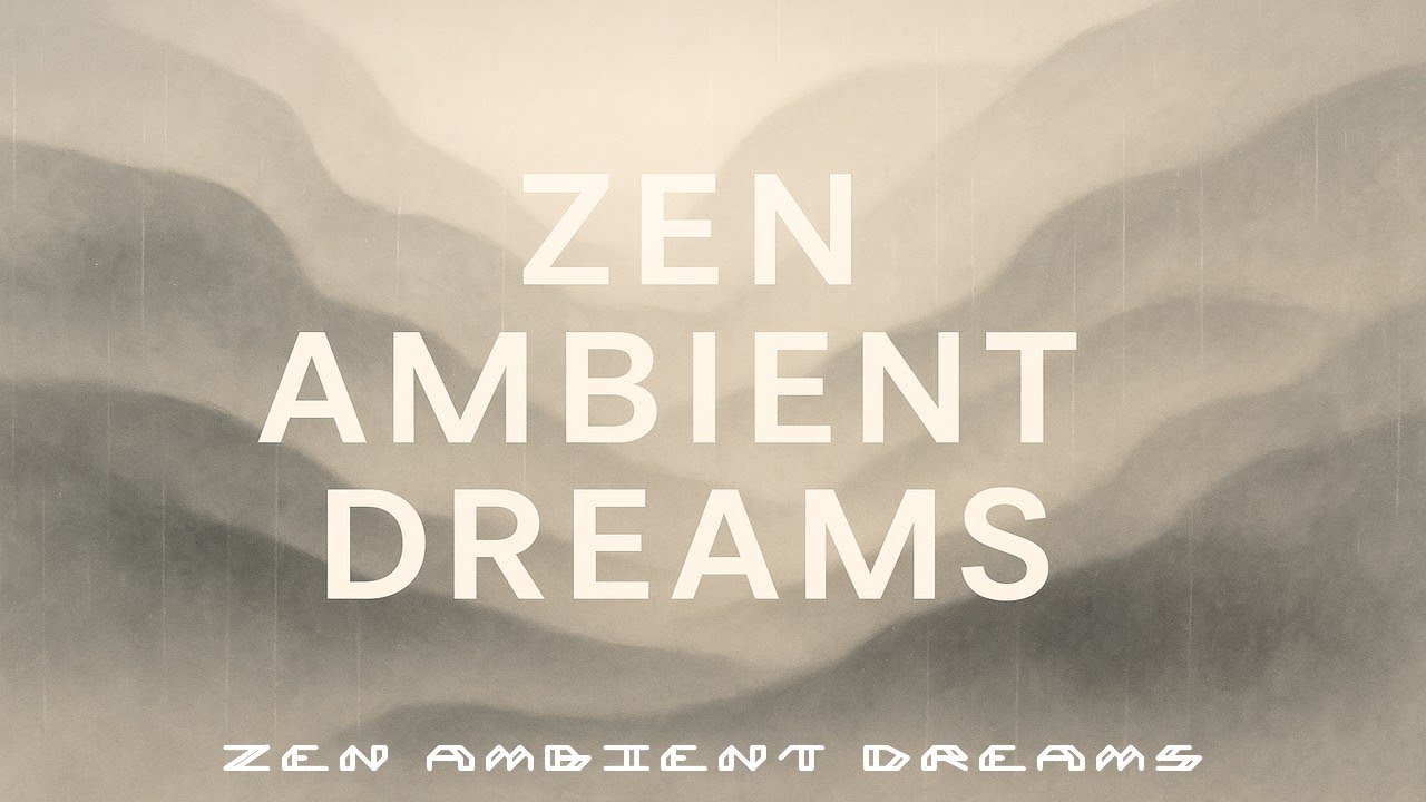 Ambient Sleep Music & Rain Soundscape -- zen calming vibes for deep rest Mix -- [1.7h]