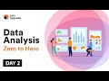 Data Analysis Zero to Hero | Day 2 | LetsUpgrade