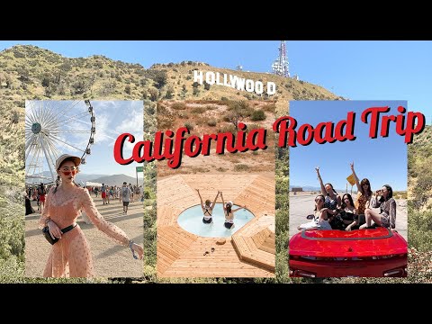 跟我一起回味美國加州公路旅行吧🇺🇸Coachella音樂祭、Vegas賭城、Palm Springs超美的荒野泳池｜California Road Trip Vlog.