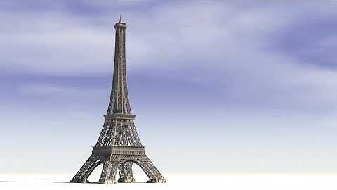 Effiel Tower animation Paris HD - FREE STOCK FOOTAGE