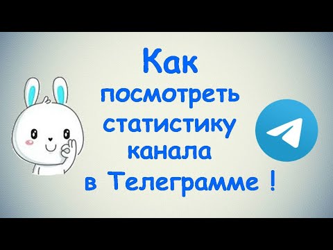 Как посмотреть статистику канала в Телеграмме?