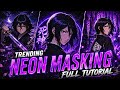 How To Do Neon Masking Trend Edit On CapCut | Around The World (La La La) Funk
