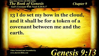 Genesis Chapter 9 - Bible Book 01 - The Holy Bible KJV Read Along Audio/Video/Text