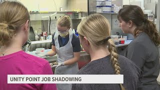 United Township students gaining firsthand experience with healthcare at UnityPoint