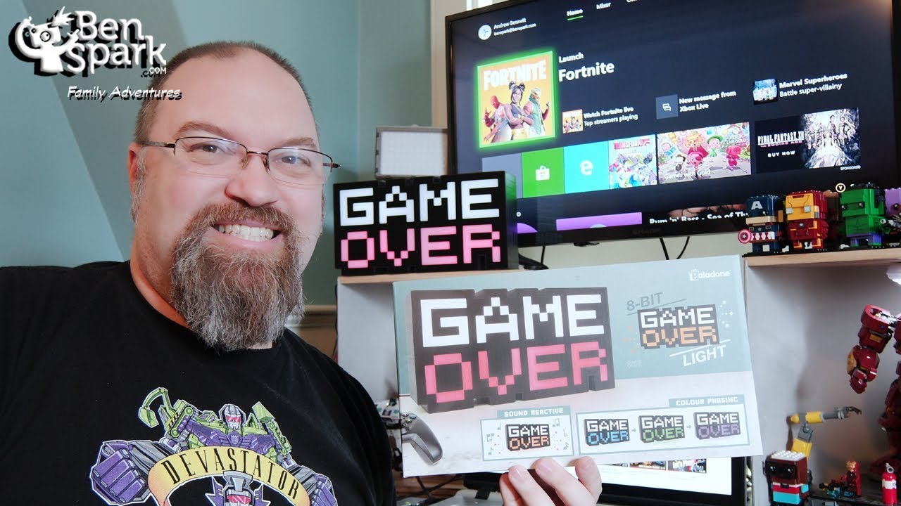 Review - Retro Game Over Light by Paladone 