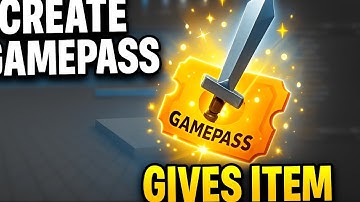 How to Make a GamePass That Gives an Item in Roblox Studio 2025 (Fast & Easy Guide)