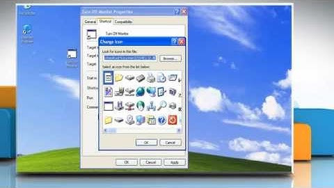 How to Create a Desktop Shortcut to Turn Off the Monitor in Windows® XP