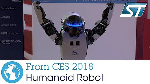 ST at CES 2018 - Humanoid Robot