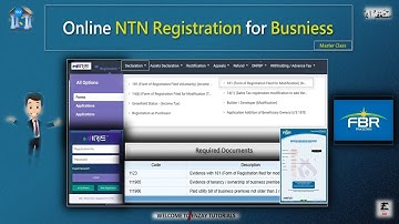 How to Register Business NTN Online in Pakistan | Online NTN Registration in Pakistan