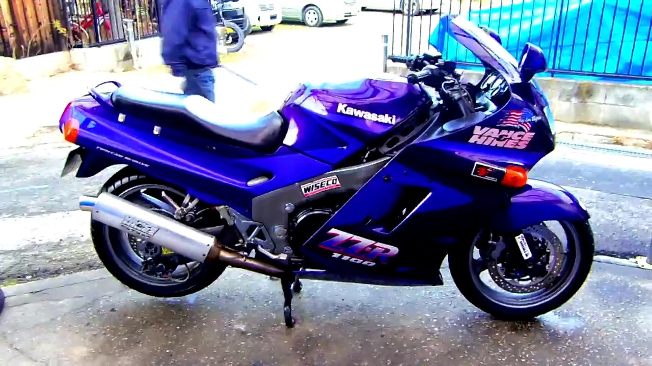 ☆ZZR1100☆車検たっぷり残有り29年12月☆VANCE&HINESフルエキマフラー
