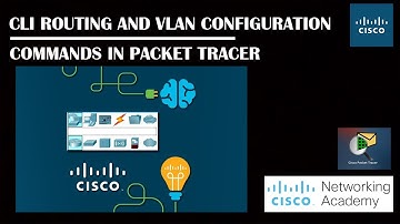 CLI Routing And Vlan Configuration Commands in Packet Tracer | Network Academy | #Routing #Switching