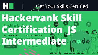 Hackerrank skill certification Intermediate javascript #hackerrank #02 #2023 Hackerrank skill certification Intermediate javascript #hackerrank #02 #2023
