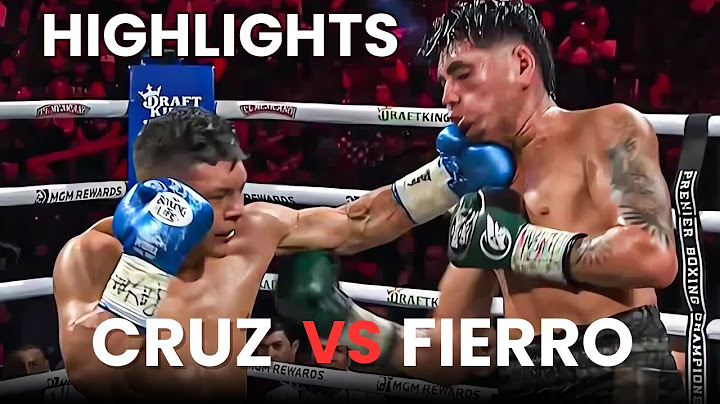 Isaac Cruz Destroys Angel Fierro | Full Fight Highlights & Knockdowns