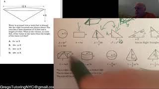 SHSAT GEOMETRY || GRADE 9 MATH, Area & Volume Plus Special Triangles