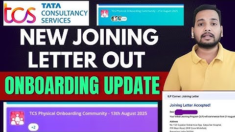 🔥Finally TCS Start Generating Joining Letter For Candidates | 13 Aug New Joining Date, OL, JL, BGC