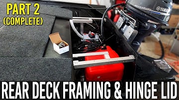 Jon Boat Rear Casting Deck Build | Part 2 - COMPLETE