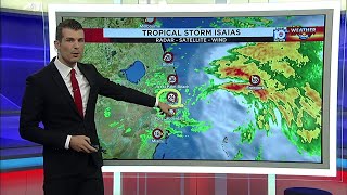 South Florida will still get rain bands, wind as Tropical Storm Isaias moves away