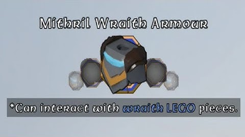 LEGO The Hobbit - Mithril Wraith Armour Schematics Location #14