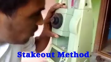 Total station coaching telugu video part 5 | total station | total station stakeout method