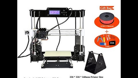 Anet A8 Auto level & Normal 3D Printer 0.4mm Nozzle Reprap i3 Aluminium Alloy Hotbed Pritner