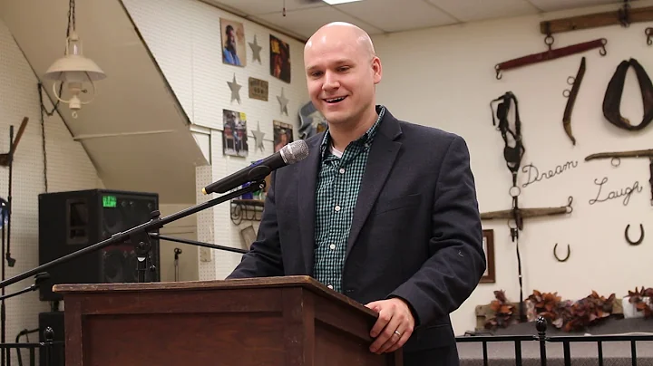 Bryan Nichols speaks on behalf of Congressman Sam Graves