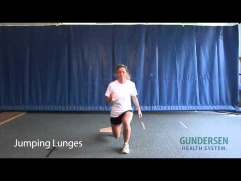 Jumping Lunges