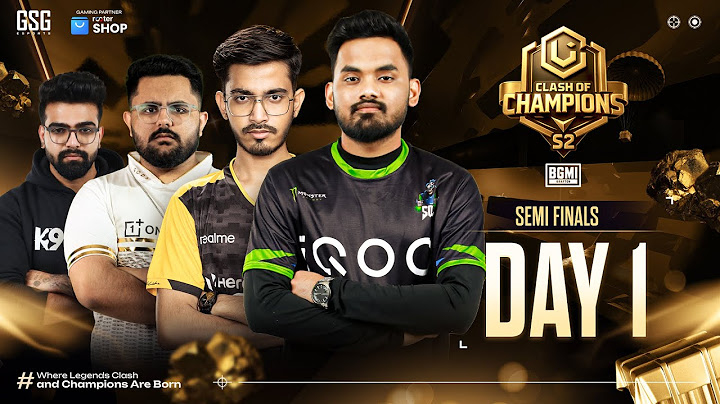Clash of Champions S2: Semi Finals Day 1 – Battle for Finals Begins! Ft #Soul #OG #GodLike #8Bit