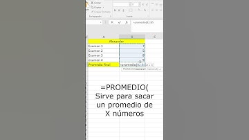 Como usar la Funcion PROMEDIO en Excel #excelformulas #excel #exceltips #exceltutorial