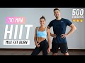 30 min cardio hiit workout for fat burn full body no equipment at home