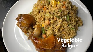 How To Cook The Best Bulgur One Pot Vegetable Bulgur