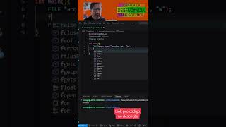 Shorts: Escrevendo string em arquivo em linguagem C. Aprendendo algoritmos de forma fácil. #shorts