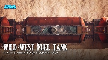Wild West Fuel Tank Chase Animated #Battlemaps Pack