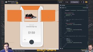 Shoe Swap 👟 | 3D CSS Product Transition Tutorial | @keyframers 2.9.0