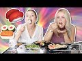 SUSHI MUKBANG & snapchat Q&A met Kristina K 🍣 | REBECCA DENISE