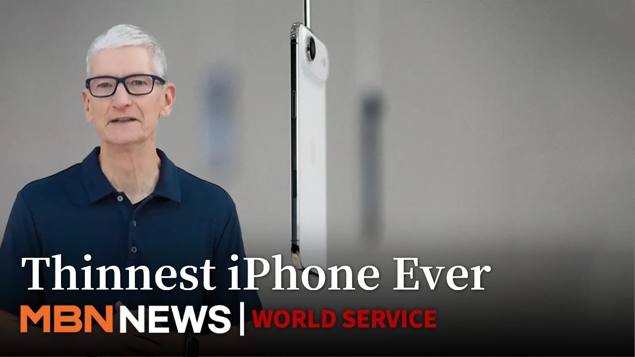 애플, 아이폰 에어 출시… 역대 가장 얇은 5.6mm