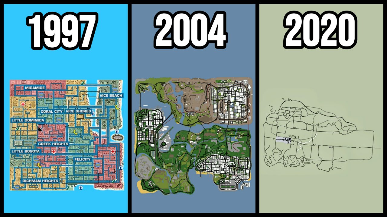 Player Offers Comparison Map Between Vice City & Grand Theft Auto