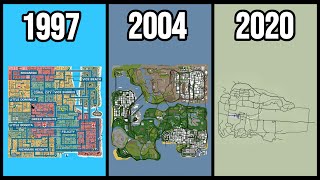 MAPS Evolution in All GTA Games (1997-2020)