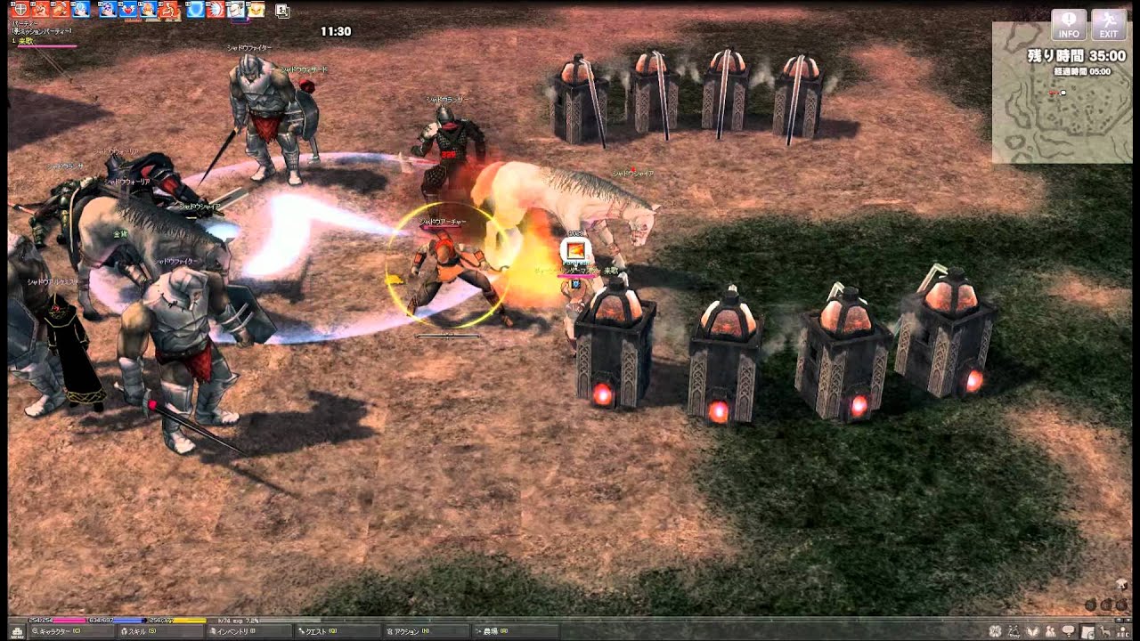 mabinogi(JP) - Taillteann Shadow mission Offering hard w/flame burst 2