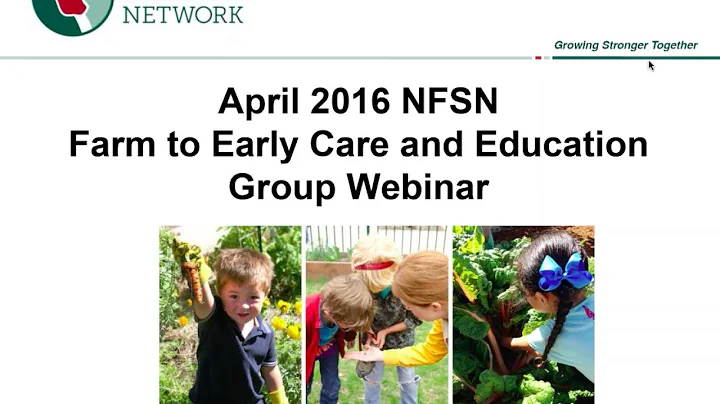 WEBINAR ARCHIVE: About Farm to Early Care and Education