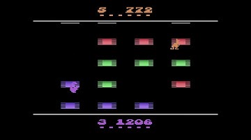 Quick Step Longplay (Atari 2600 Game) - Warning: Contains Flashing Lights!