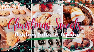 حلويات الكريسماس ورأس السنة: كوكيز الكريسماس  + كب كيك الشوكولاته ?|| Christmas Sweets  #christmas