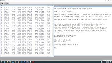 Hypothesis Testing for Two Independent Population Mean Given Data in R