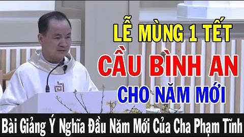 LỄ MÙNG 1 TẾT - CẦU BÌNH AN CHO NĂM MỚI | Bài Giảng Ý Nghĩa Của Lm Phạm Tĩnh | Ánh Sáng Lời Chúa