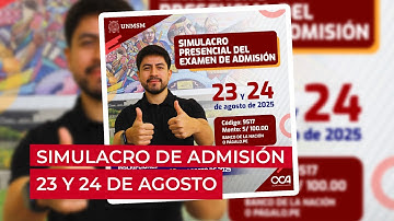 #UNMSM INFORME: SIMULACRO DE ADMISIÓN SAN MARCOS 2026 - I