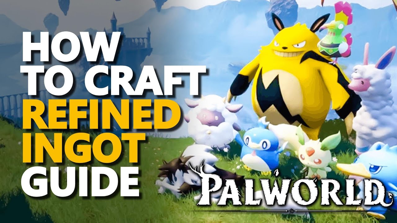 How to craft Refined Ingot Palworld - YouTube