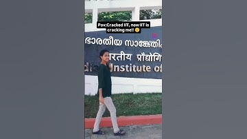 “Cracked IIT, now getting cracked by IIT💀"#iit #iitpalakkad #iitjam #iitjamchemistry