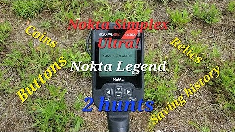 2 hunts, 2 machines, All new Nokta Simplex Ultra! Saving history Metal Detecting
