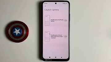 Double press the Power button, or volume down button to open the Camera on Redmi Note 11 Android 11